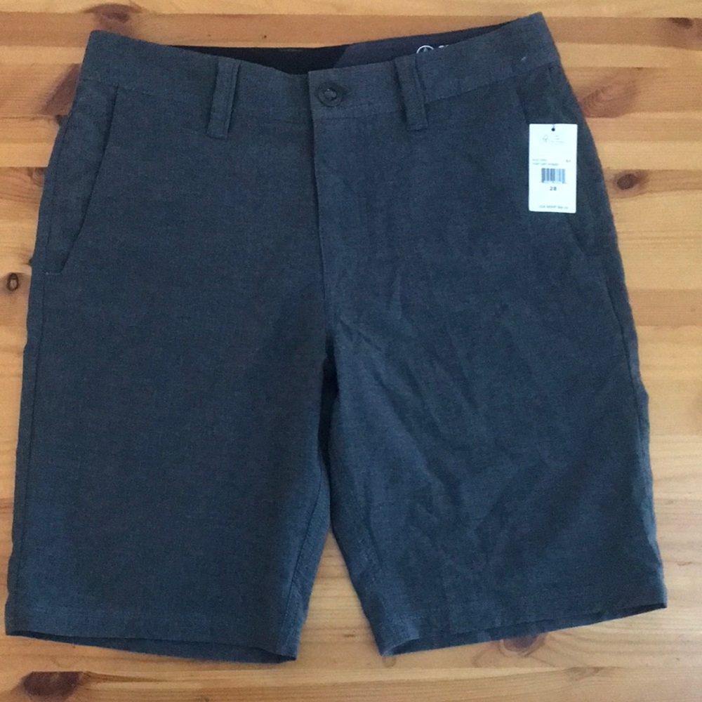 NWT Frickin Surf N’ Turf Static 2 Hybrid Shorts, Charcoal Heather